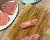 Göngyölt rántott karaj recept fázis 3 fotója