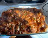 A picture of step 6 of Chicken Parmesan Pasta.