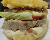 Foto del paso 12 de la receta: Arepa rellena de fiambre de pollo casero🫓🥙🥯