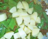 A picture of step 5 of Saim ki sabzi.