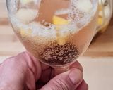 Foto del paso 3 de la receta: Clericó analcohólico, mi versión saludable 🥂 Claret cup de kombucha, mi ponche saludable 🍾