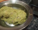 A picture of step 2 of Aloo palak paneer cutlets.