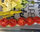 Une image de l'étape 4 de Nids de poireaux aux tomates et mozzarella di buffala.