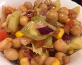 A picture of step 1 of Rainbow 🌈 chickpeas salad 🥗.