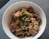 Hình bước làm 7 của món Vịt Xáo Măng