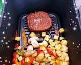 Une image de l'étape 2 de Wrap légumes steack 😋.