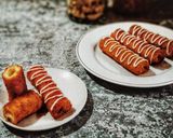 Foto langkah ke 7 dari resep Melted Mozarela Corndog Roti Tawar.