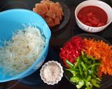 Pas rețetă Ghiveci de legume cu piept de pui și orez 1 fotografie