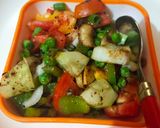 A picture of step 3 of Veg salad.