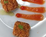A picture of step 5 of Leftover roti sabji and rice cutlet.