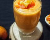A picture of step 5 of Apple Papaya Smoothie.