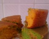 A picture of step 11 of Marbled,supermoist passion cake.