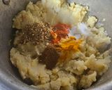 A picture of step 1 of Mashed potato fritters /pakora.