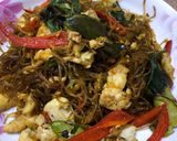 รูปขั้นตอนการทำที่ 2 ของ วุ้นเส้นผัดขี้เมา🐔+ไข่