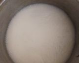 A picture of step 2 of Ladoo cups with Rabri filling busicuits crums.