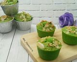 Foto langkah ke 7 dari resep 369.Pandan Cheese Cupcakes.