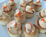 Foto del paso 7 de la receta: Volovanes con crema de gulas y cangrejo