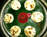 খেঁজুর গুড় ও নারকেল পুরভর্তি ইডলি রেসিপি ধাপ - 1 ছবি