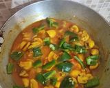 A picture of step 6 of Tangy Chilli Mushrooms🍄.