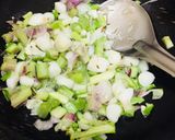A picture of step 3 of Spring onion veg.