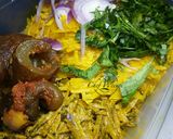 A picture of step 6 of Peppered kpomo.