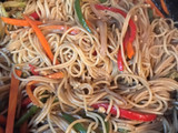 Fideos con verduras 🤤