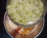 A picture of step 1 of Lauki Thepla / Bottlegourd Paratha.