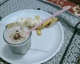 A picture of step 4 of Banana shake.