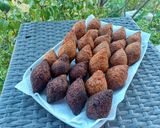 A picture of step 3 of Potato Kibbeh Stuffed with Meat.