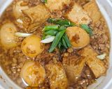 A picture of step 3 of Braised Pork, Eggs, and Tofu.