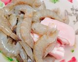Hình bước làm 1 của món Bánh ướt thanh long có nhân