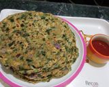 A picture of step 5 of Methi Paratha.