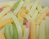 Hình bước làm 1 của món Nui rau củ xào bò