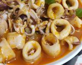 Foto langkah ke 4 dari resep 352# cumi saos padang ala tenda seafood.