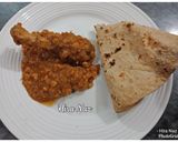 A picture of step 5 of Chanay ki daal chicken.