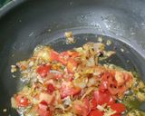 A picture of step 3 of Panash Matar Masala (Odia Style Curry/lunch).