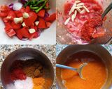 A picture of step 1 of Butter Beans Masala.