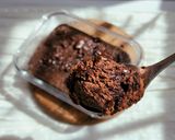 Foto del paso 5 de la receta: 🍫Budín de chocolate saludable 🍫 Ingrediente sorpresa (no es banana🙂↔️) listo en 10 minutos! 🍫