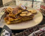 A picture of step 4 of Nutella Cinnamon French Toast Sticks with Banana.