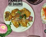 Foto langkah ke 5 dari resep *Pangsit Isi Daging*.