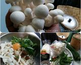 รูปขั้นตอนการทำที่ 1 ของ หมกเห็ดใส่ไข่ อาหารอีสาน