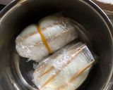 Gambar langkah 4 resipi Salad telur bunga.