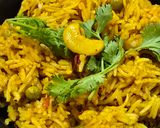 A picture of step 9 of Pav bhaji biryani.