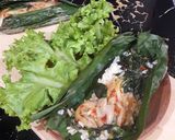 Foto langkah ke 8 dari resep Nasi Bakar Jamur Kenikir.
