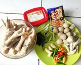 Foto langkah ke 1 dari resep Ceker pedas korea (maen dakbal).