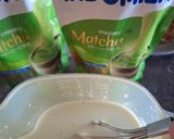 Foto langkah ke 3 dari resep Matcha Cheesecuit.