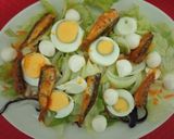 Foto del paso 3 de la receta: Ensalada de sardinillas en tomate y perlas de mozzarella
