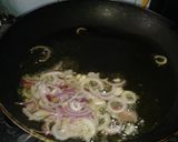 A picture of step 1 of Chana daal.