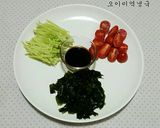 Hình bước làm 3 của món Canh Rong Biển Dưa Chuột Mát Lạnh 오이미역냉국