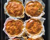 Une image de l'étape 4 de Mes minis quiches aux poireaux, poivrons et dés de jambon.